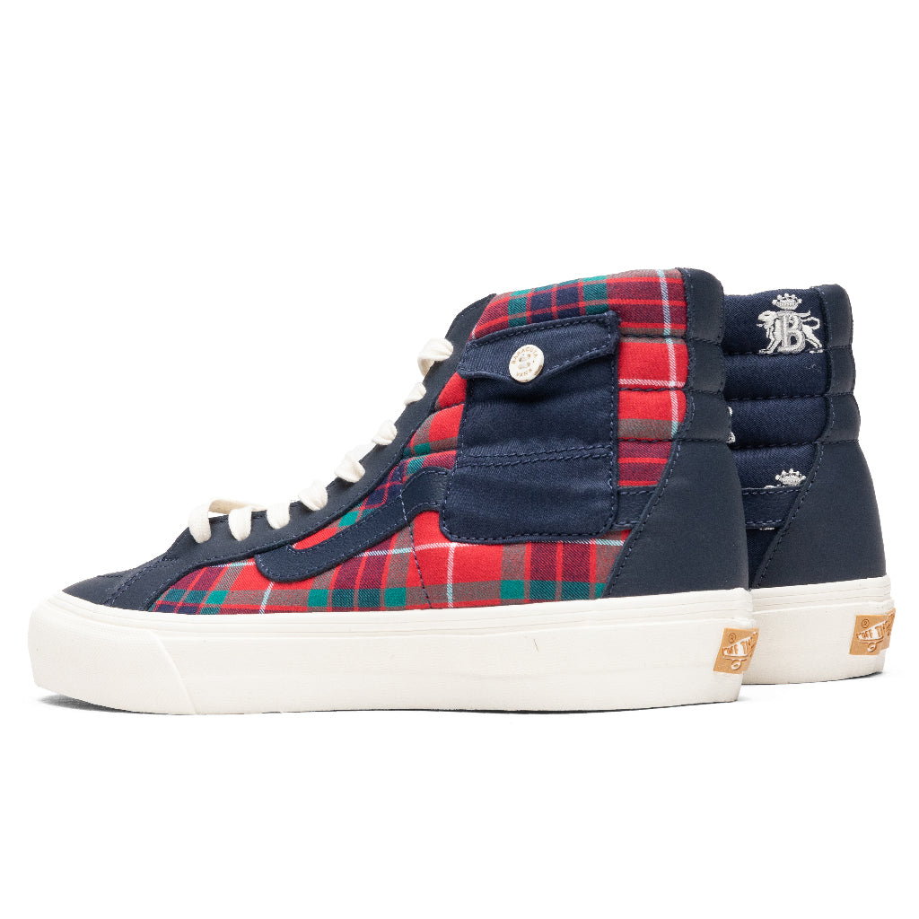 SK8-Hi Pocket VLT LX - Dress Blues/Tartan Plaid