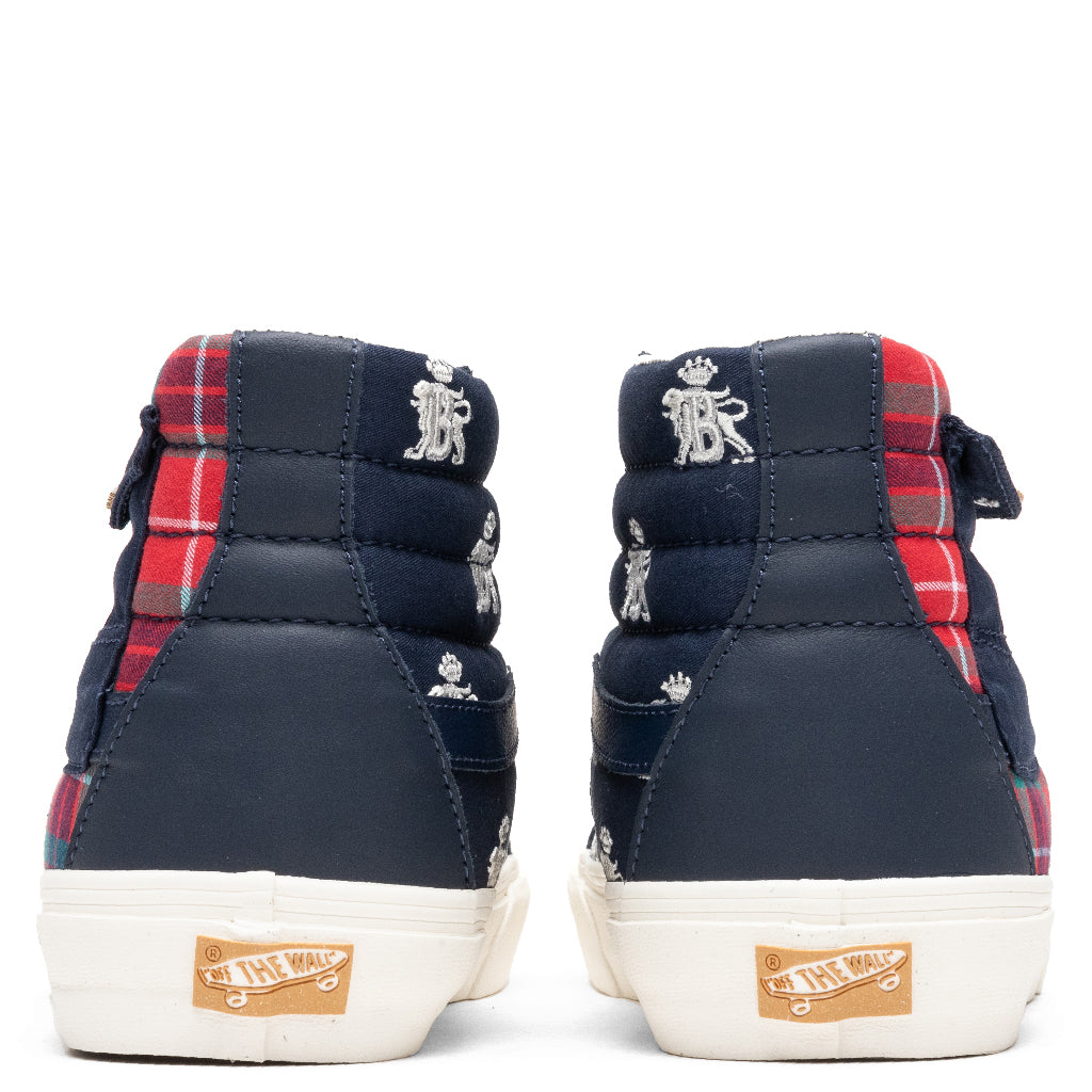 SK8-Hi Pocket VLT LX - Dress Blues/Tartan Plaid