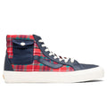 SK8-Hi Pocket VLT LX - Dress Blues/Tartan Plaid