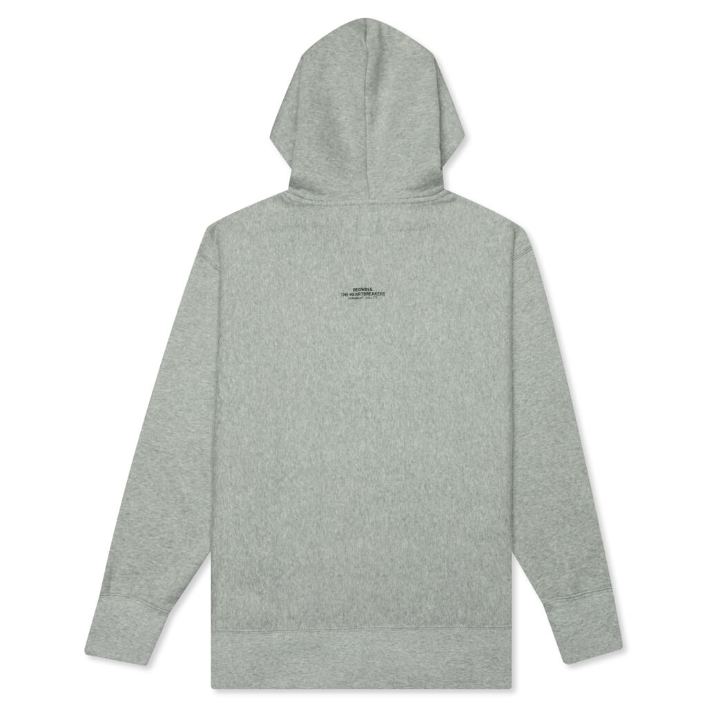 Logo Hoodie - Cement Heather