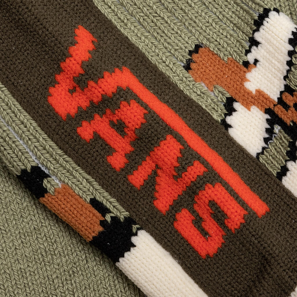 Crew Sock - Loden Green