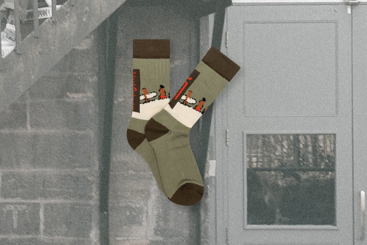 Crew Sock - Loden Green