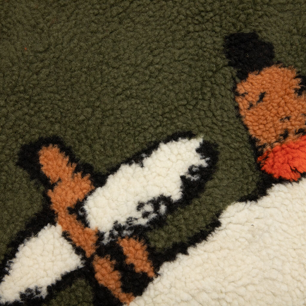 Sherpa Fleece - Forest Night