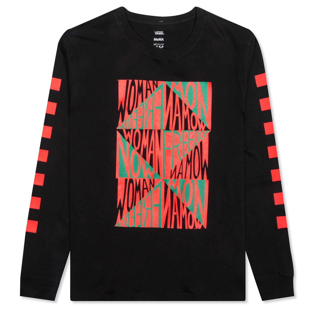 Women's Faith Ringgold L/S Tee - Black