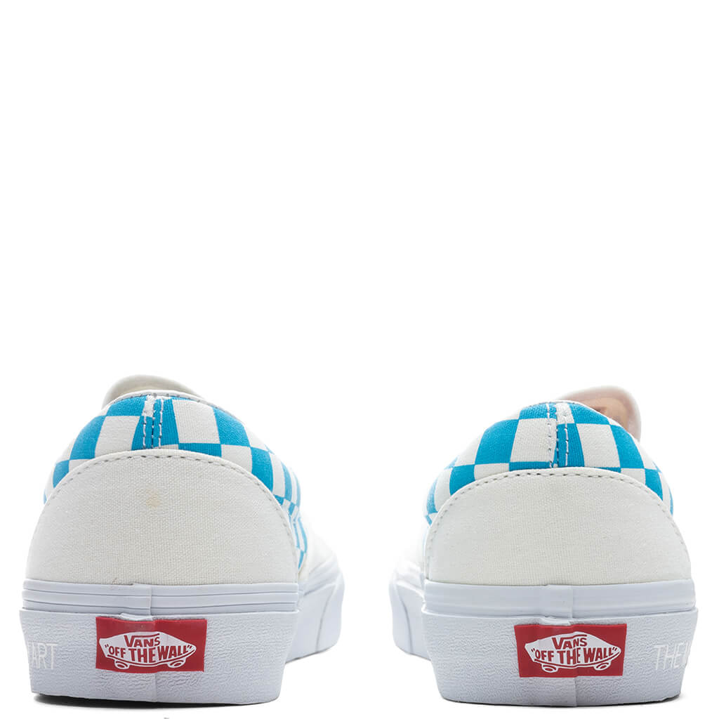 Classic Slip-On - Logo/Cyan