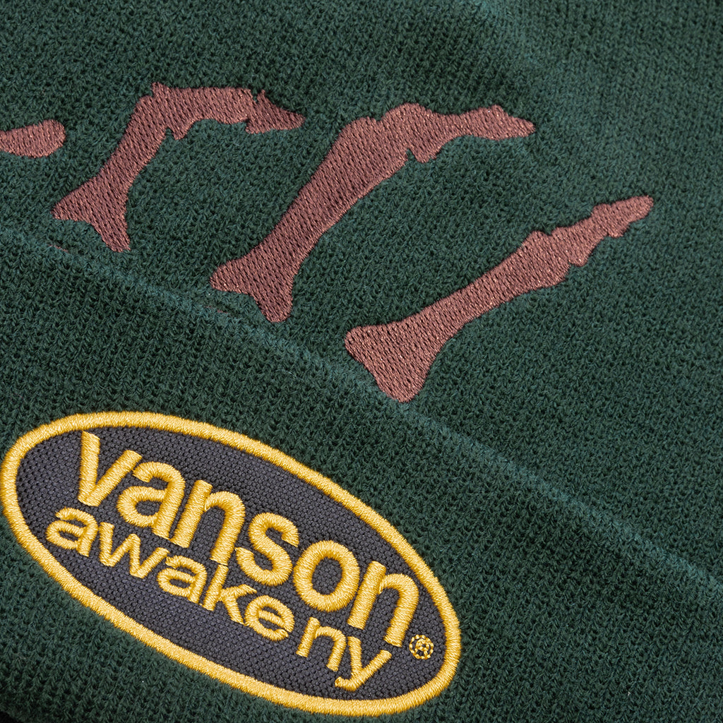 Vanson Bones Beanie - Green