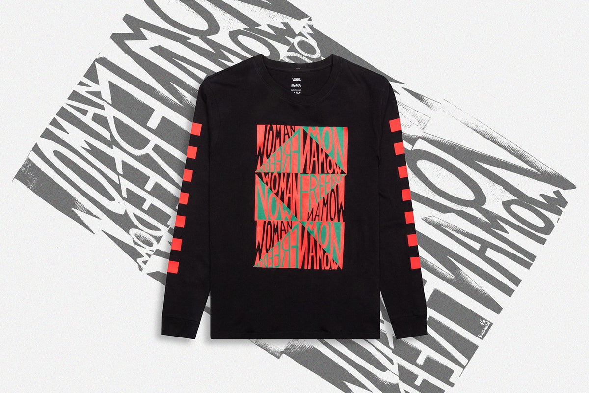 Women's Faith Ringgold L/S Tee - Black