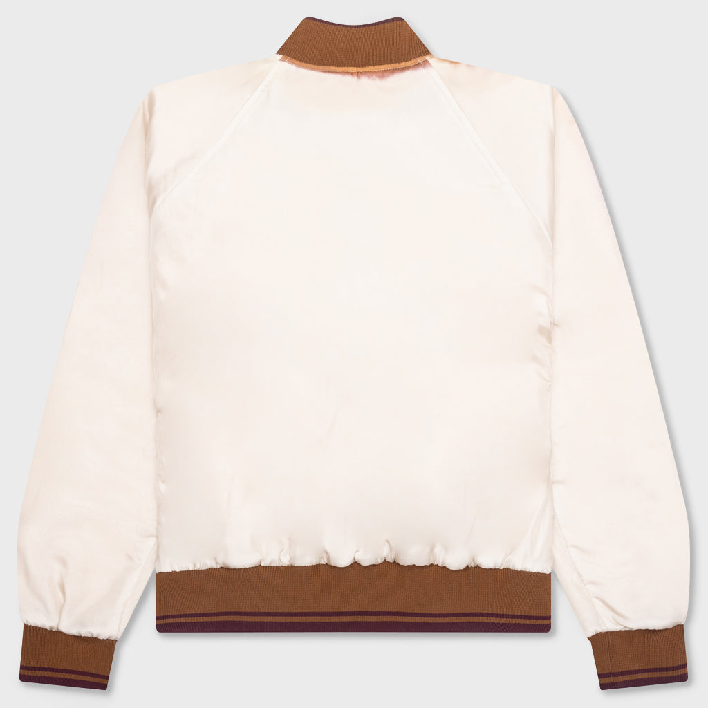 Bomber Jacket - Ecru Beige