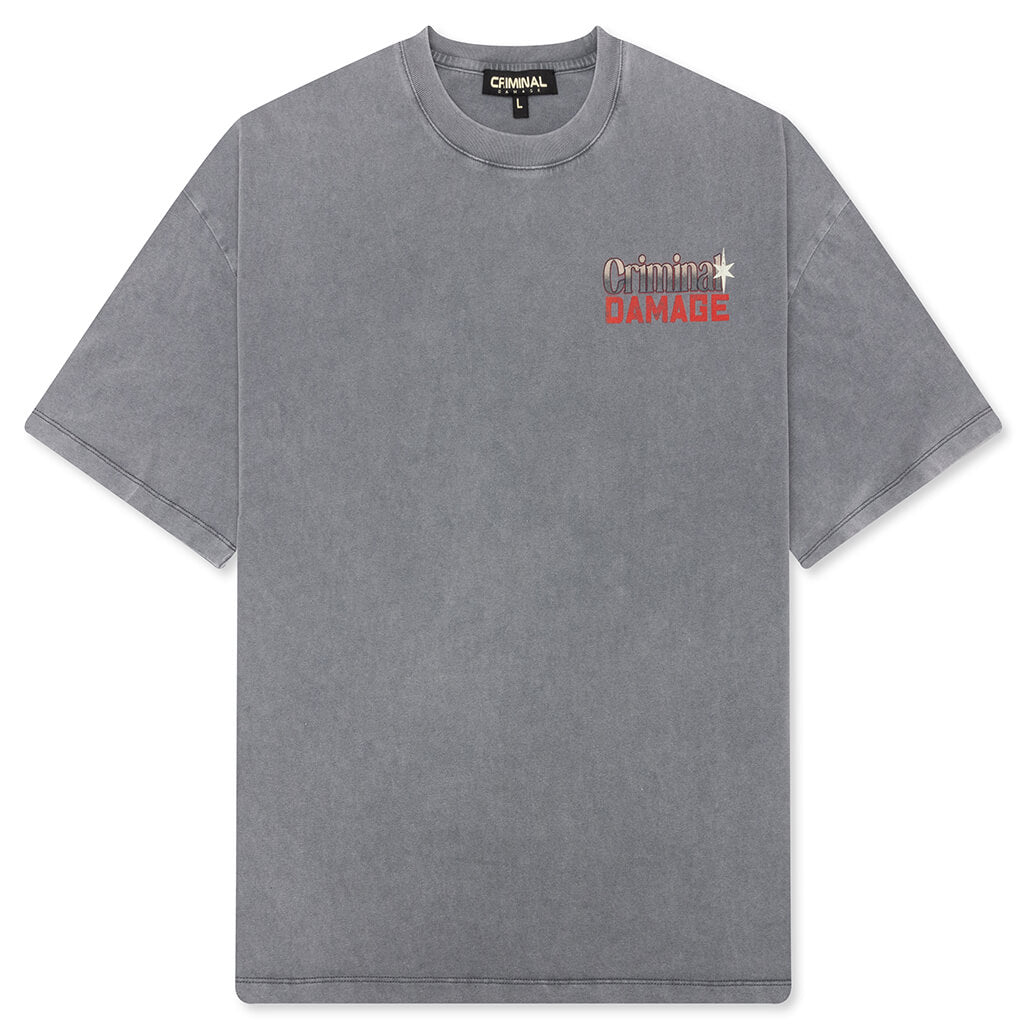 Vending Tee - Washed Grey