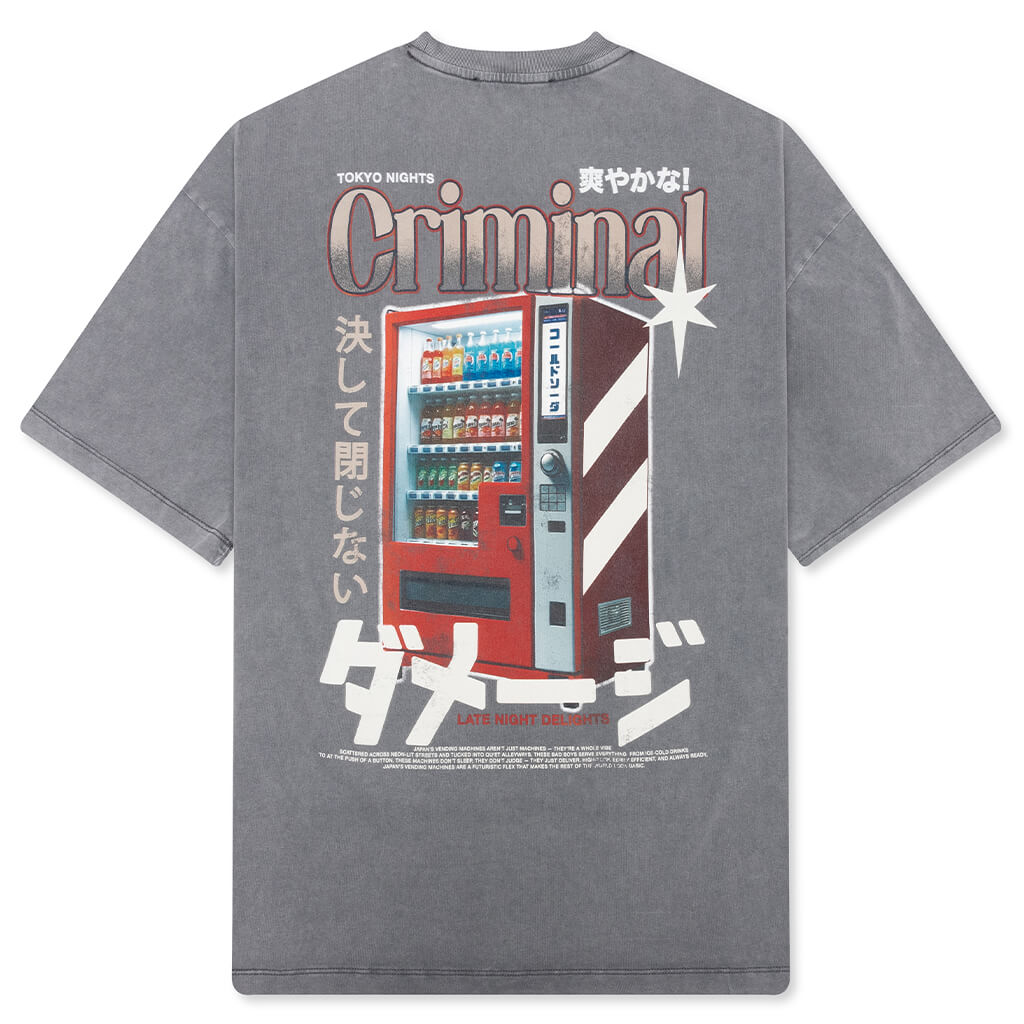 Vending Tee - Washed Grey