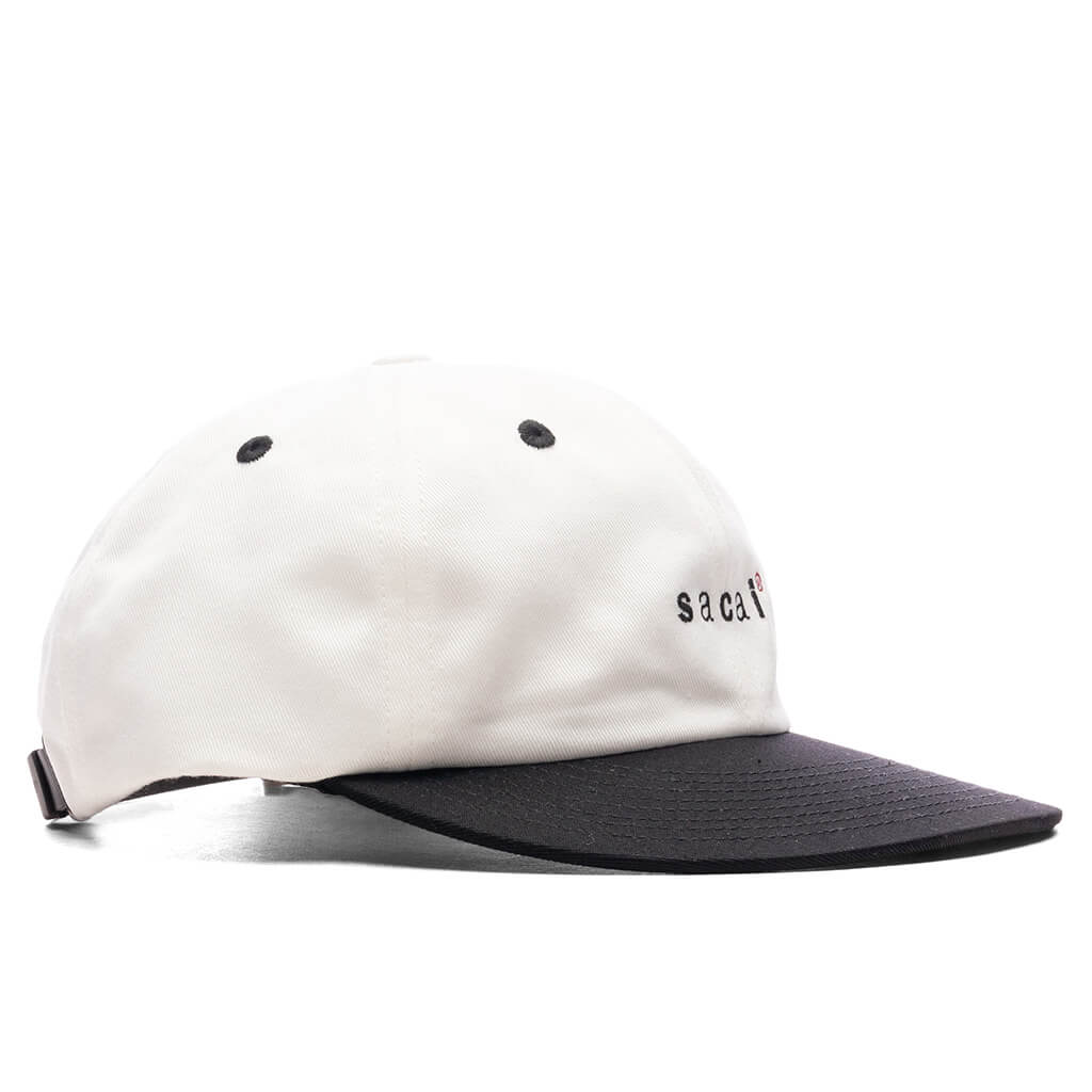 WTAPS Cotton Twill Cap - White/Black