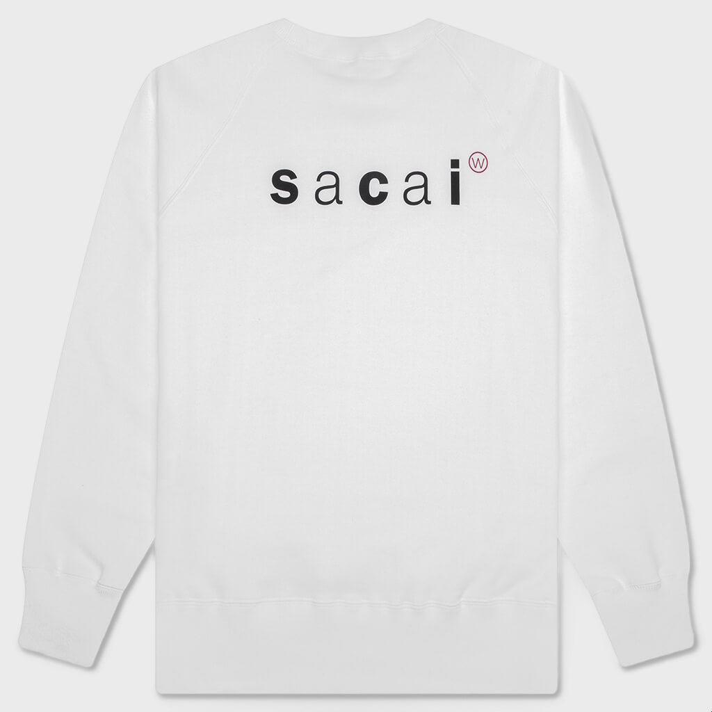 Print Pullover - White