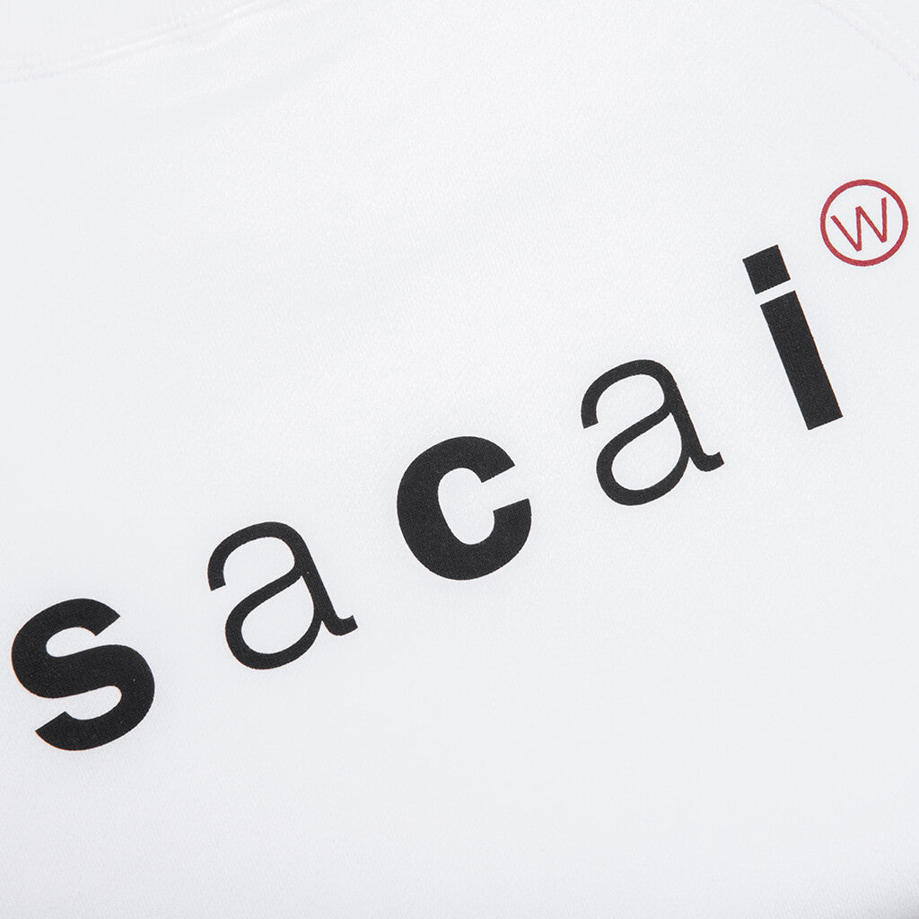 Print Pullover - White