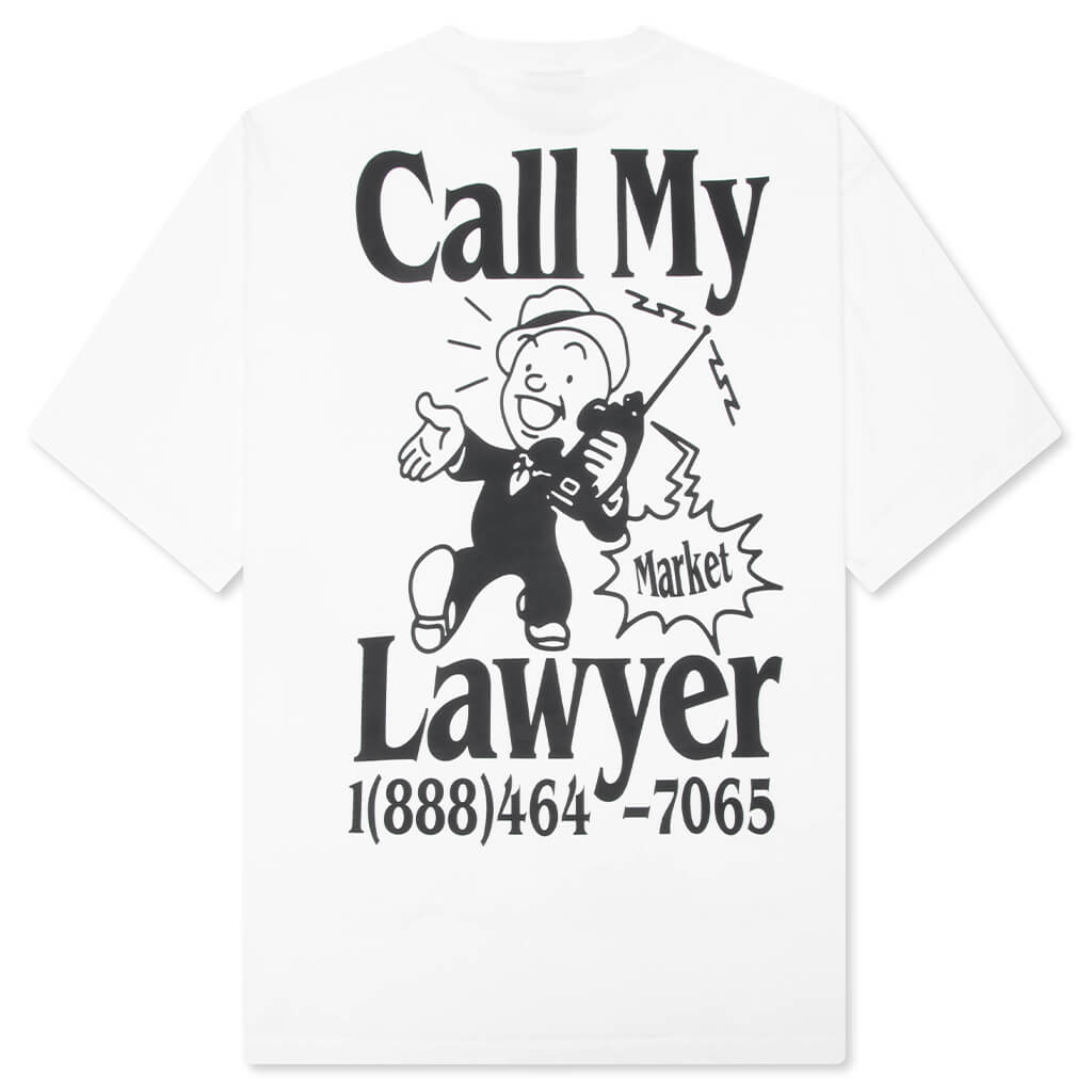 Walking And Talking Lawyer T-Shirt - White