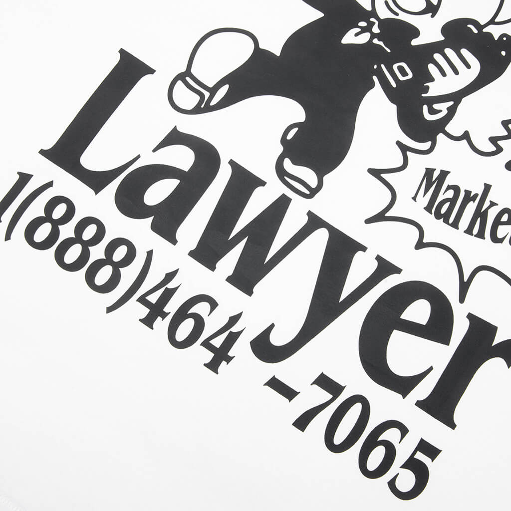 Walking And Talking Lawyer T-Shirt - White