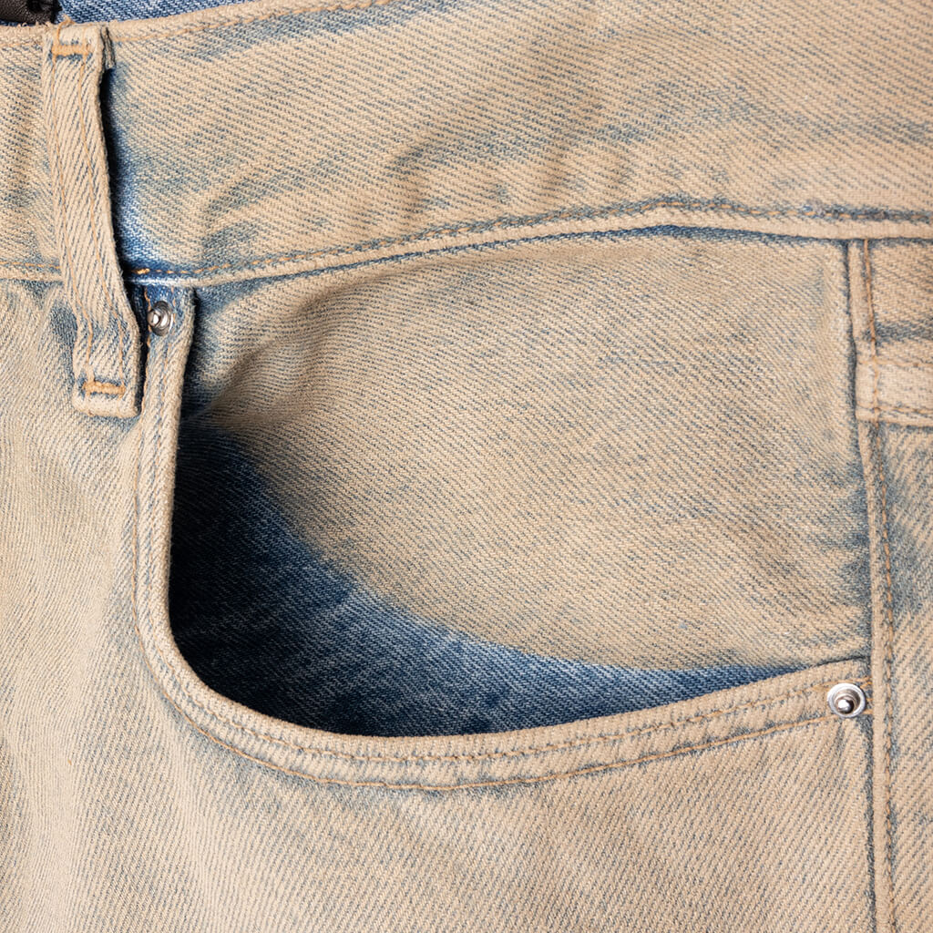 Washed Baggy Jean - Indigo Desert