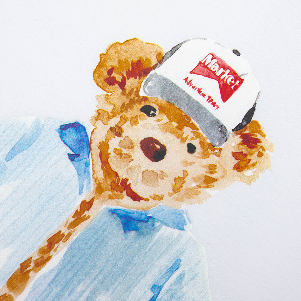 Watercolor Teddy T-Shirt - White