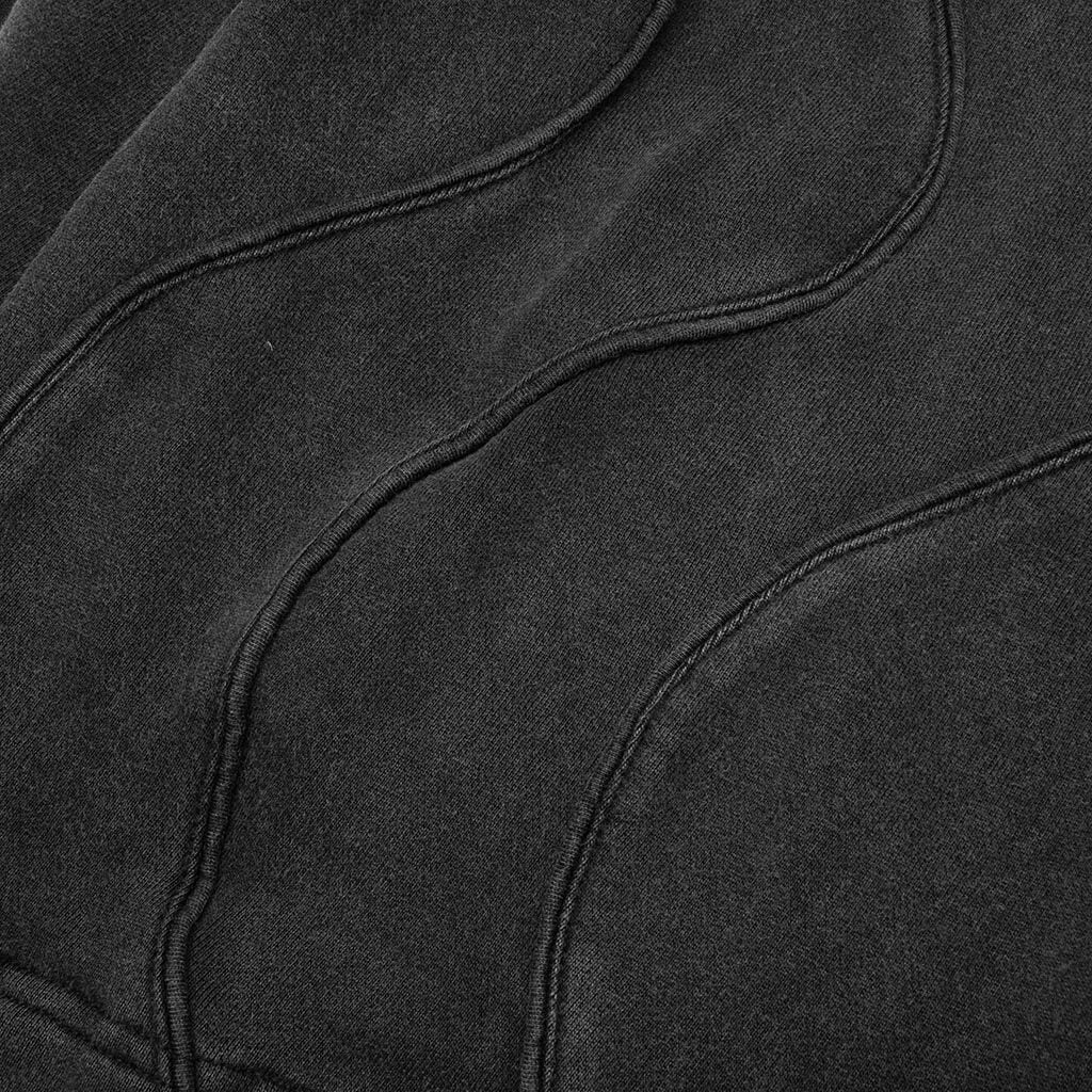Wavy Seam Training Bottom - Washed Black