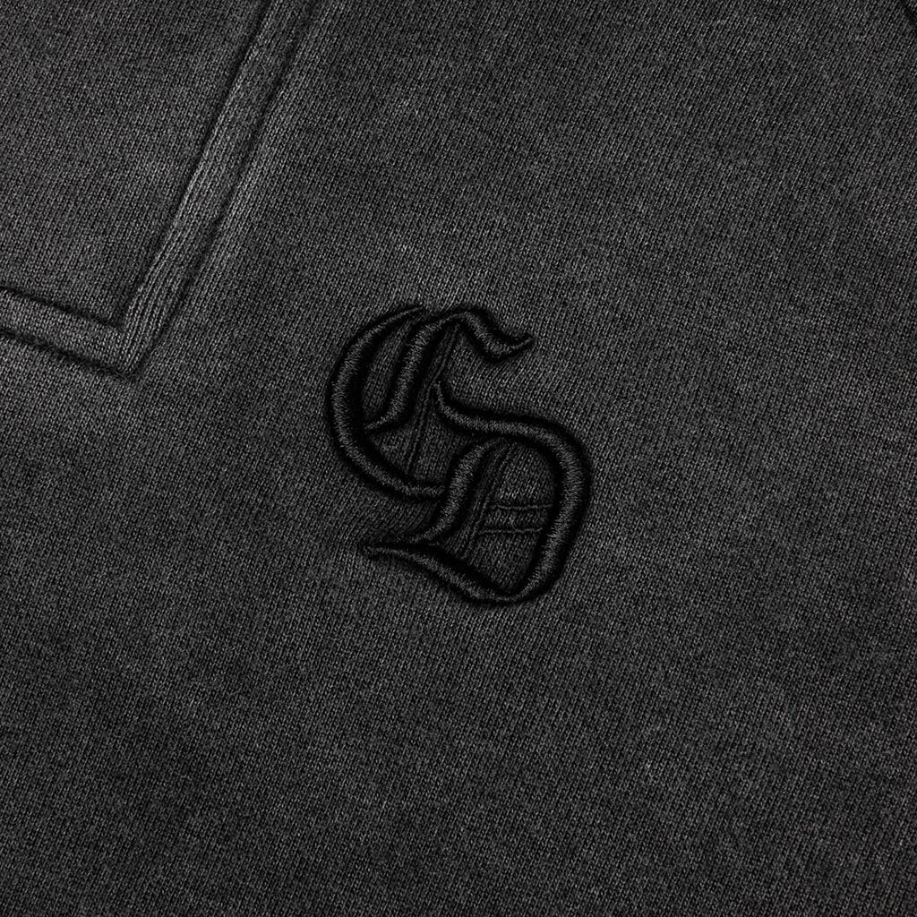 Wavy Seam Training Top - Washed Black