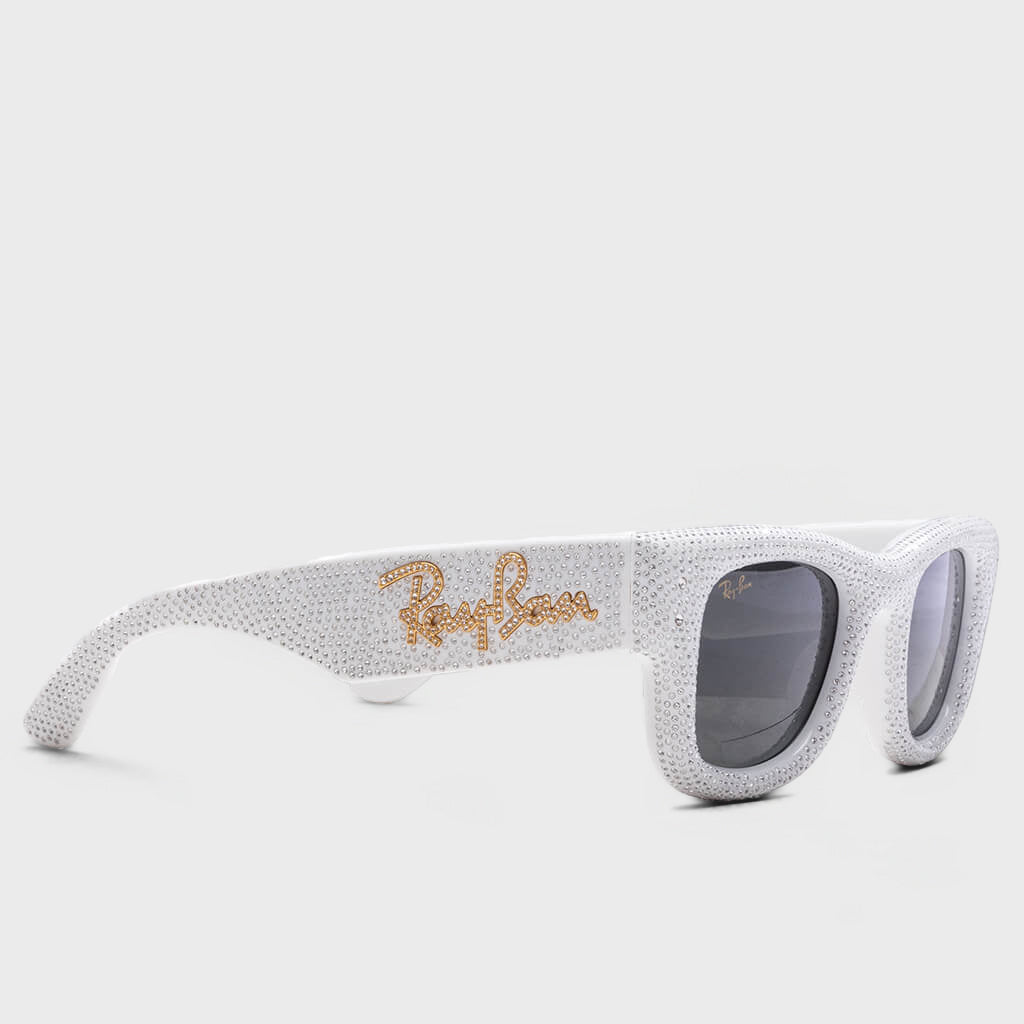 Wayfarer Puffer Crystal Pavé Edition - White/Strass Pave