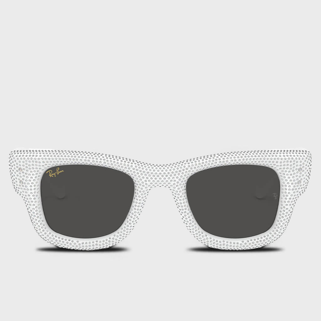 Wayfarer Puffer Crystal Pavé Edition - White/Strass Pave