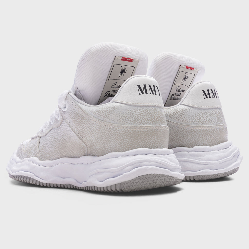 Wayne Puffer Low OG Sole Brushed Shrink Leather - White