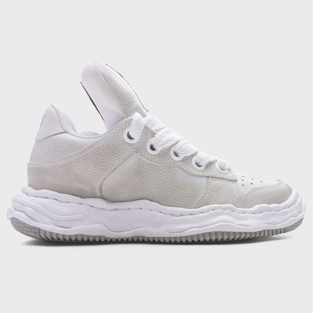 Wayne Puffer Low OG Sole Brushed Shrink Leather - White