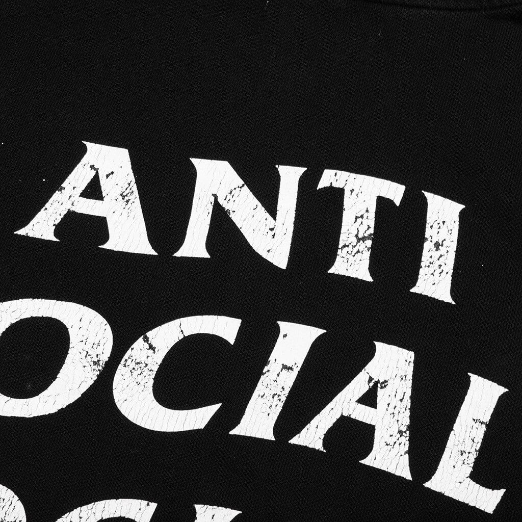 Weathered Hoodie - Black