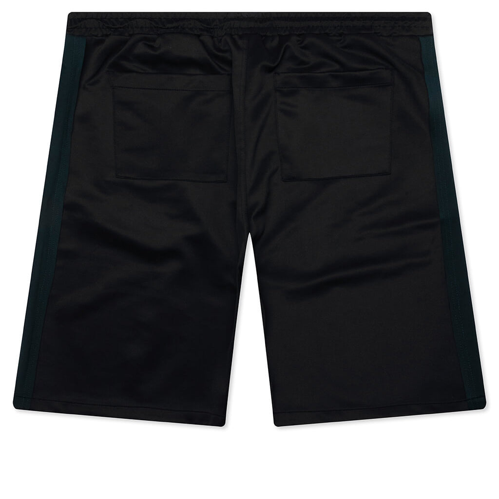 Weave Panel Shorts - Black/Green