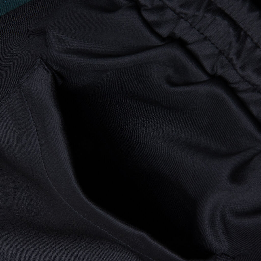 Weave Panel Shorts - Black/Green