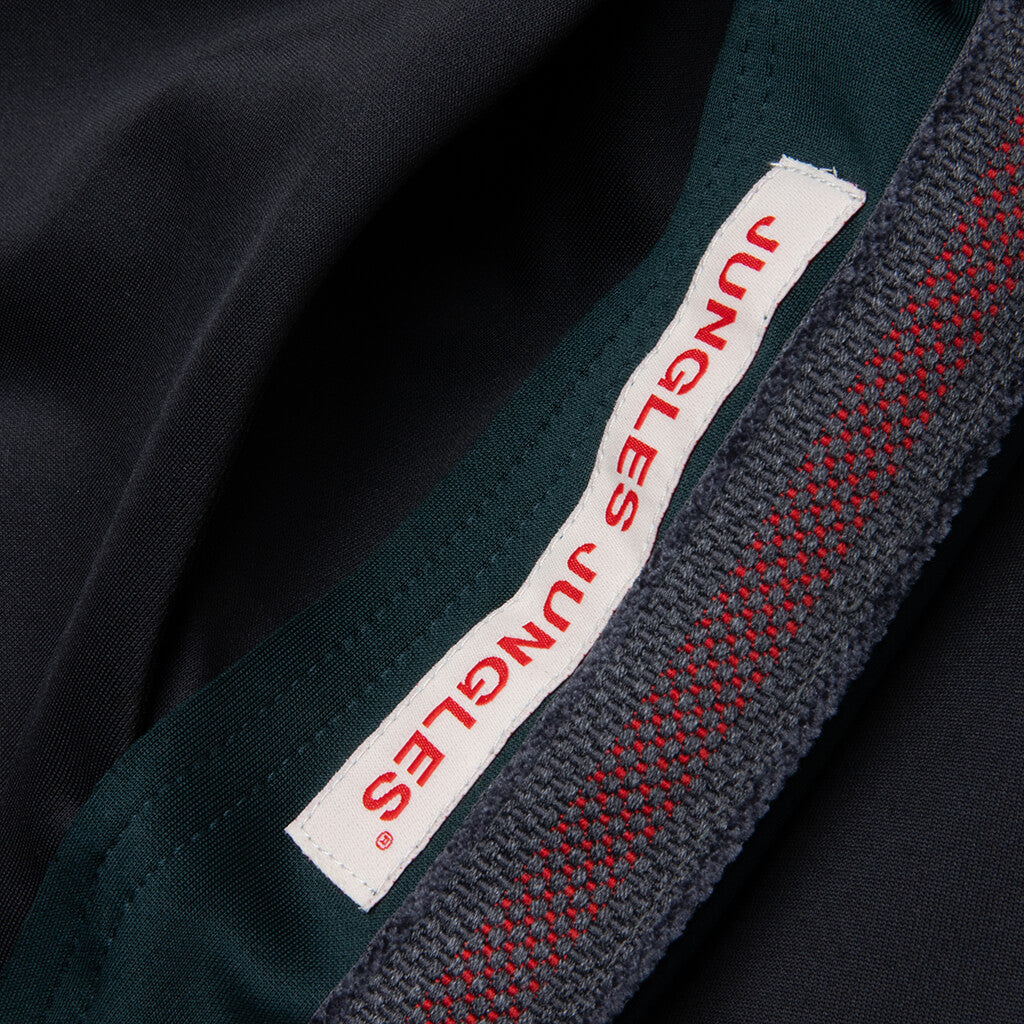 Weave Panel Shorts - Black/Green
