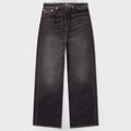 Wide Leg Traxedo Denim Pants - Agoura Black