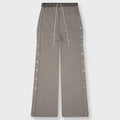 Wide Pusher Sweat Pants - Grey Melange
