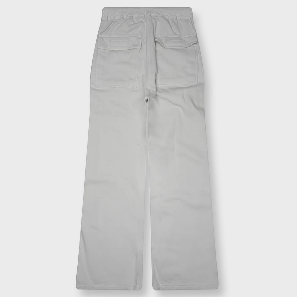 Wide Pusher Sweat Pants - Milk Wash