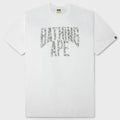 Wild Leopard Pattern NYC Logo Tee - White/Gray