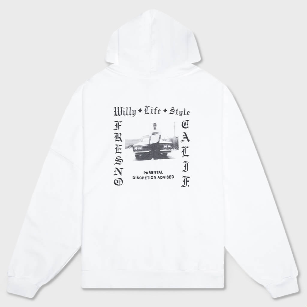 Willy Life Style Hooligan Zip Through - White