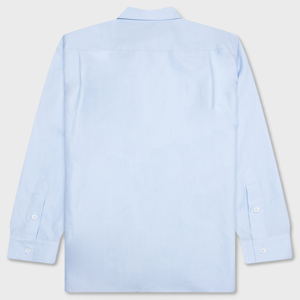 Window Embroidery Shirt - Light Blue
