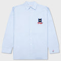 Window Embroidery Shirt - Light Blue