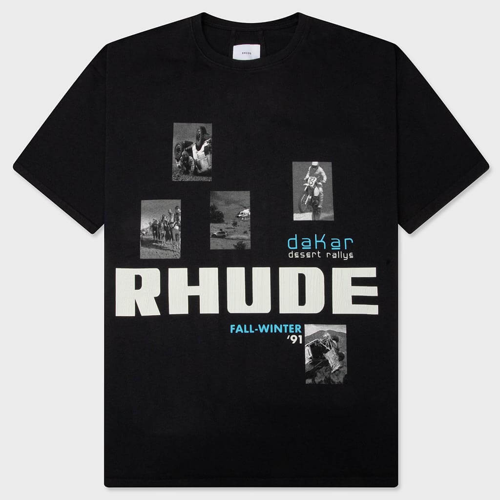 Winter 91 Rallye Tee - Vintage Black/White/Blue