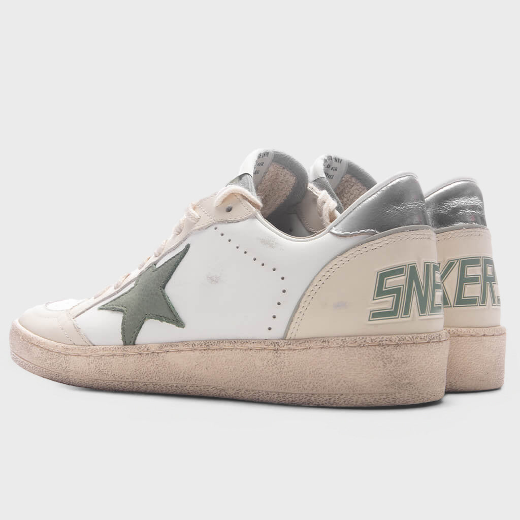 Women's Ball Star - White/Green/Silver