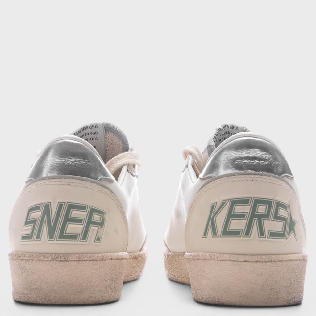 Women's Ball Star - White/Green/Silver