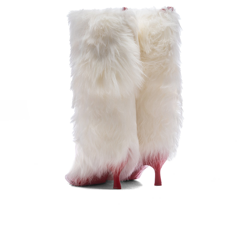 Women's Heel - White/Red
