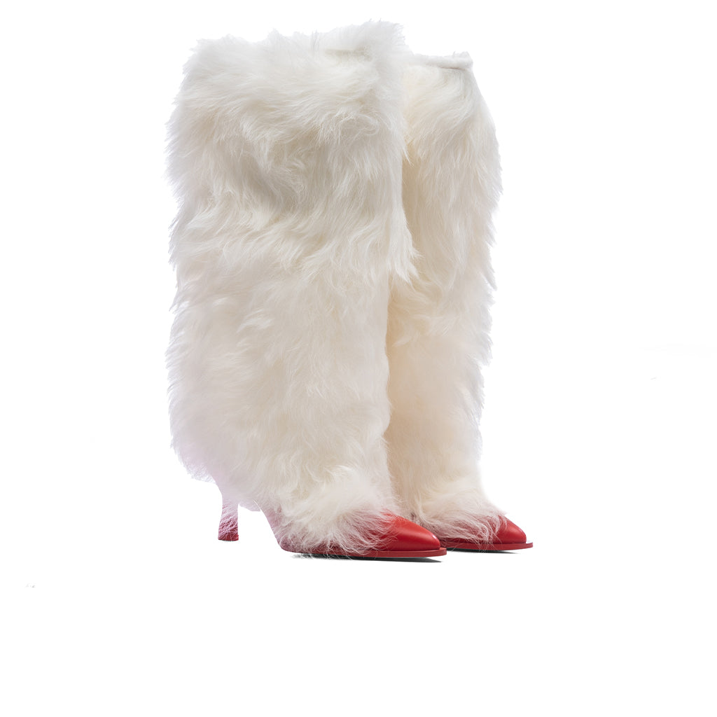 Women's Heel - White/Red