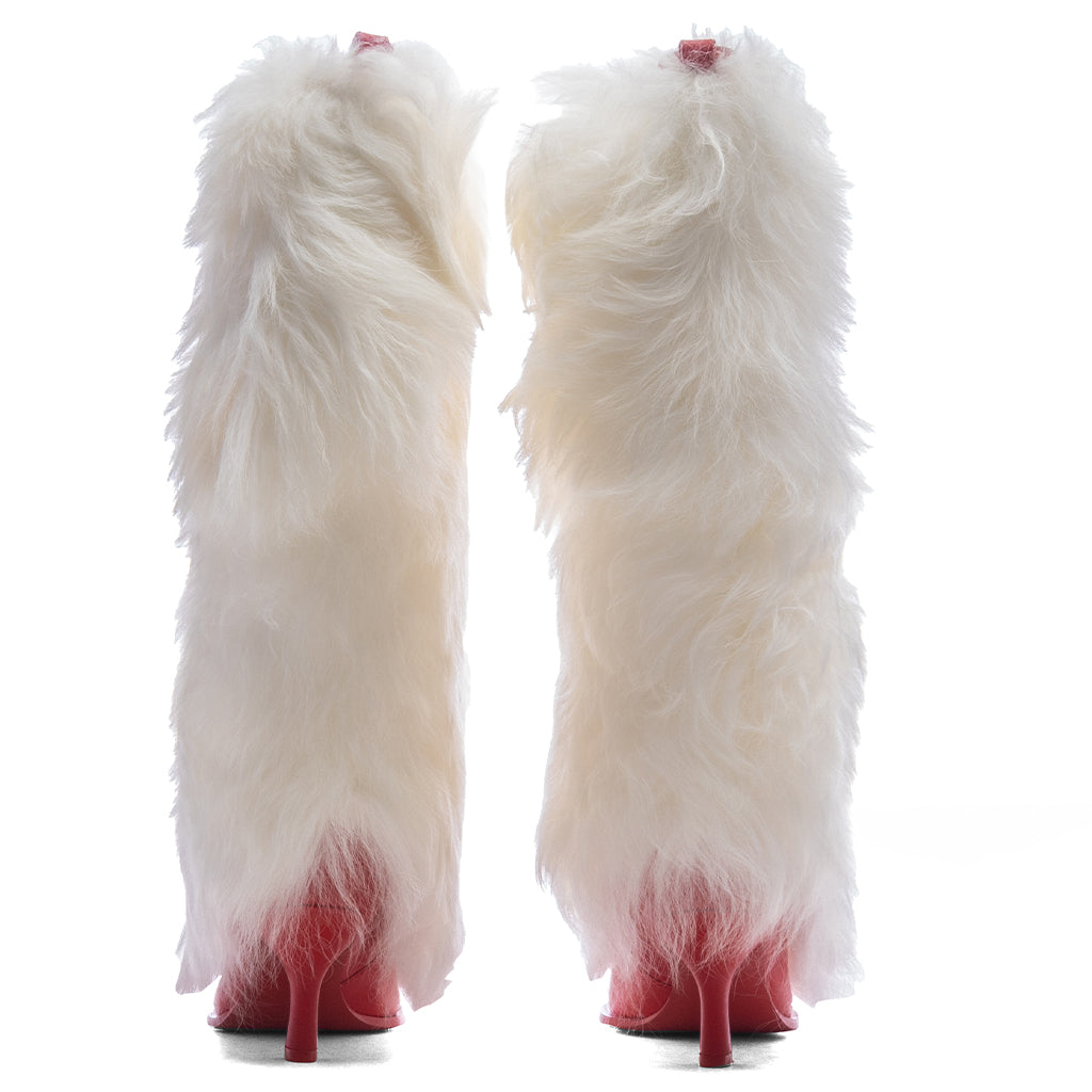 Women's Heel - White/Red