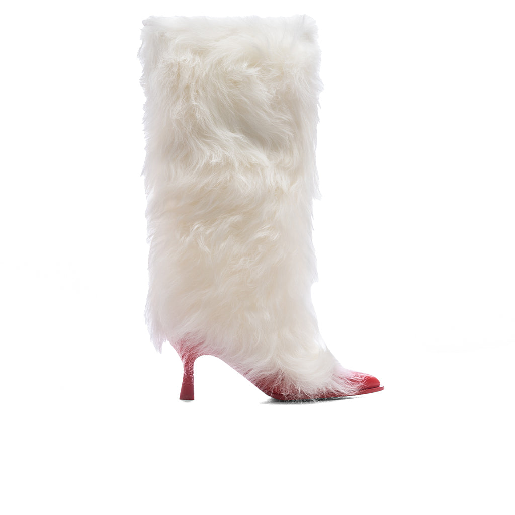 Women's Heel - White/Red