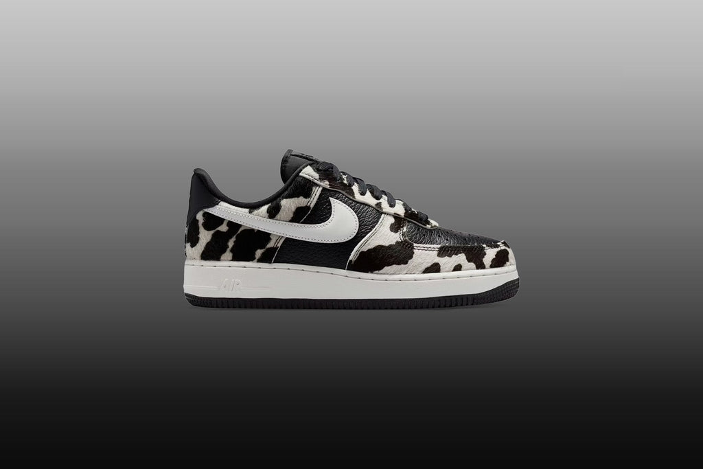 Women's Air Force 1 '07 'Cow Print' - Black/Phantom