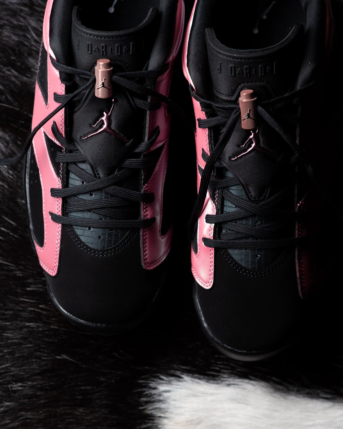 Women's Air Jordan 6 Retro Low - Black/Desert Berry