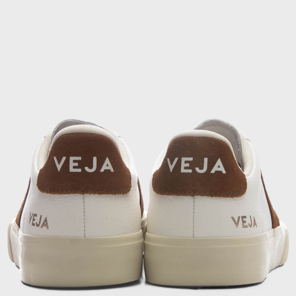 Women's Campo Leather - White/Cognac