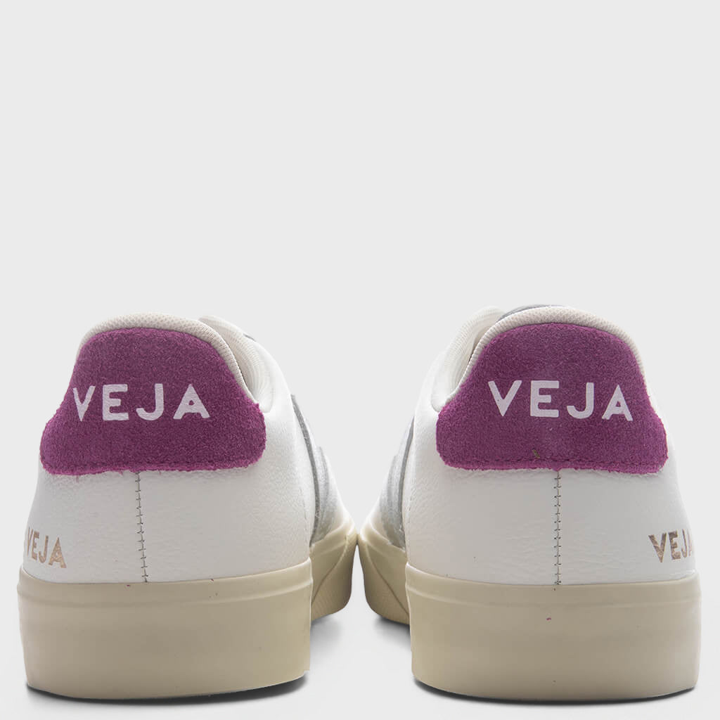 Women's Campo Leather - White/Silver/Ultraviolet