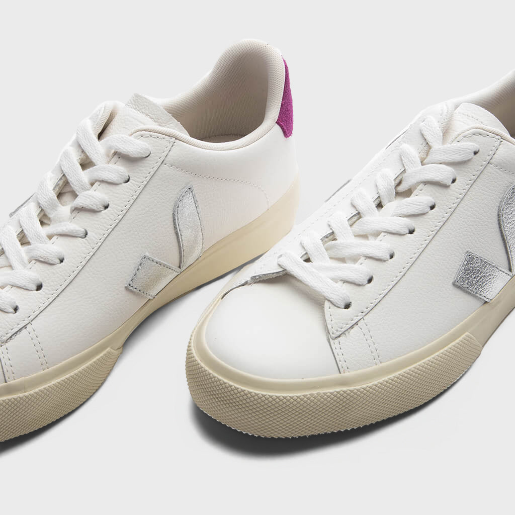 Women's Campo Leather - White/Silver/Ultraviolet